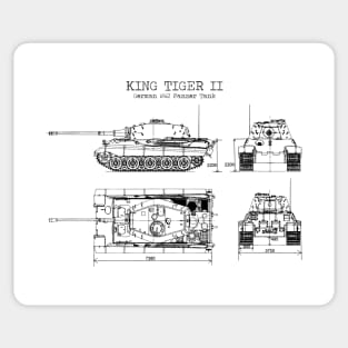 WW2 TANK PATENT Sticker